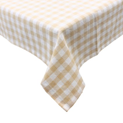 149887 1 home elements ubrus 90 90 cm bezove karo