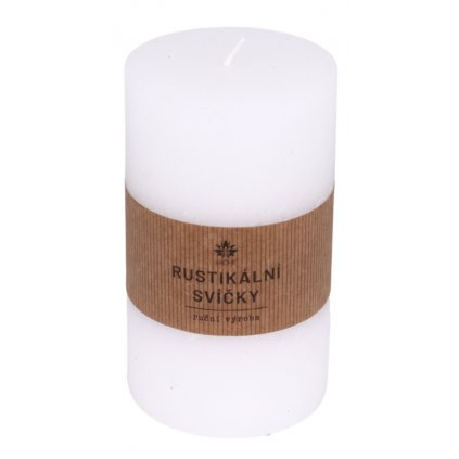ARÔME Rustikální svíčka 470 g (Barva bílá)