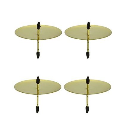 150532 arome bodce na svicky na venec 4 ks zlaty lesk