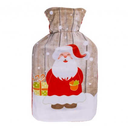 Termofor na horkou vodu Vánoce, 0,7 l (variant Santa)