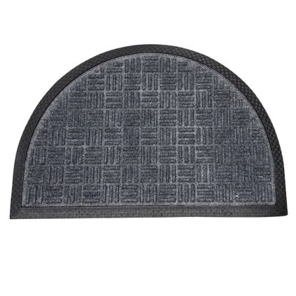 150966 1 home elements rohoz gumova pp pulkruh seda 40x60 cm