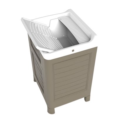 152208 1 bama umyvadlo plastove se skrinkou hnede