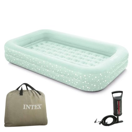 153087 1 intex nafukovaci postel detska s taskou a pumpou
