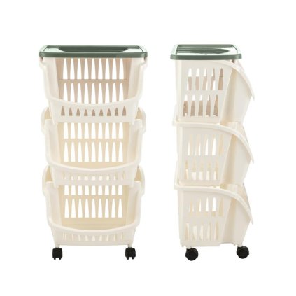153261 1 regal tidy barva bila a zelena