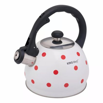 153613 varna konvice na vodu 2 l cerveny puntik