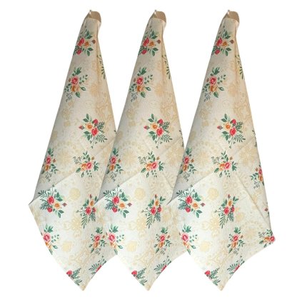 153691 2 home elements sada 3 uterek 50 70 cm kytice