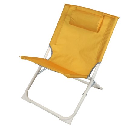 Křesílko plážové skládací Havana, žluté (Množství 1 ks)