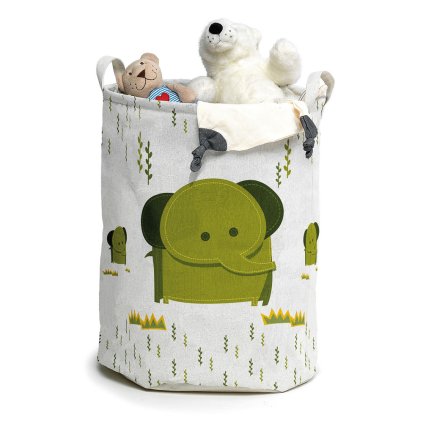 155297 textilni kos na hracky kulaty elephant