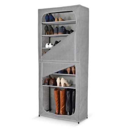 155486 textilni regal zaviraci sedmipolicovy