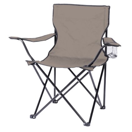 Sada 2ks židle skládací, hnědá (Množství 1 ks)