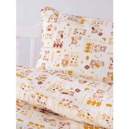 157350 povleceni krepove bezove teddy bears