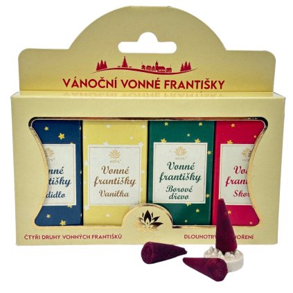 158381 vanocni vonne frantisky se stojankem mix vuni