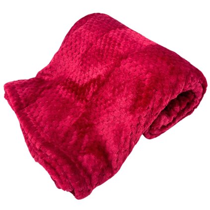 158432 home elements mikroflanelova deka 150 x 200 cm 220 gsm vinova jacquard