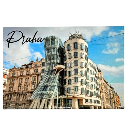 158624 gifty city plechovy magnet 8x5 5 cm tancici dum