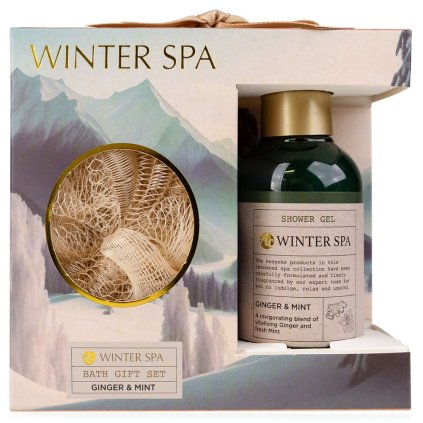 158594 winter spa sprchovy gel a sitovana houba