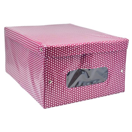 159662 box ulozny s vikem puntiky