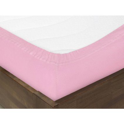 161069 prosteradlo jersey ruzove