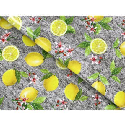 159917 ubrusovina pvc lemons