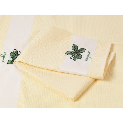 161399 kuchynska uterka zluta bylinky