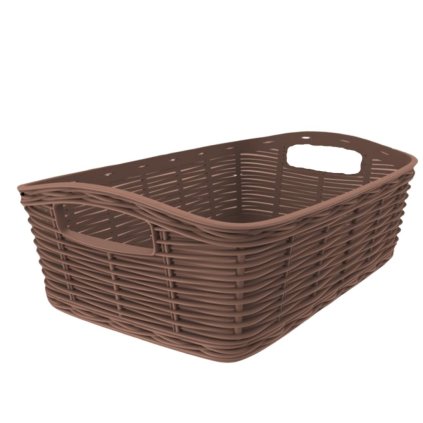163472 bama kosik univerzalni plastovy la canestrina mini hneda