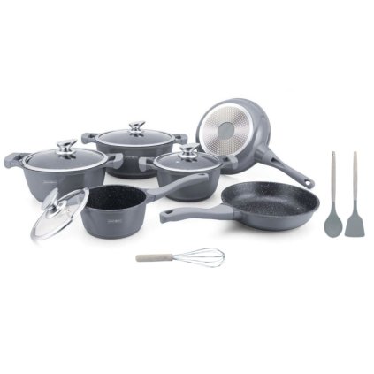 163505 sada nadobi royalty 13 ks barva stribrna