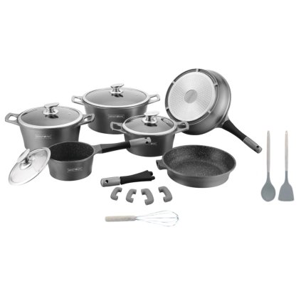 163511 sada nadobi es1014m 17 ks barva stribrna