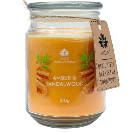 165293 arome svicka 510 g ve skle amber sandalwood