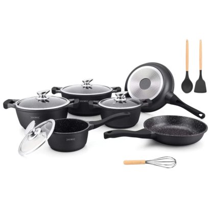 165578 2 sada nadobi bs1010m 13 ks cerna