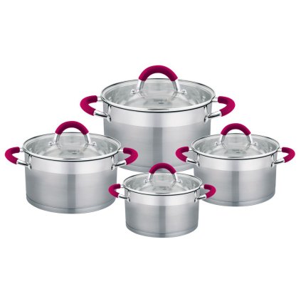 165896 sada nerezoveho nadobi 8dilna vinove uchyty