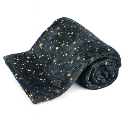 166223 1 mikroflanelova deka midnight cerna