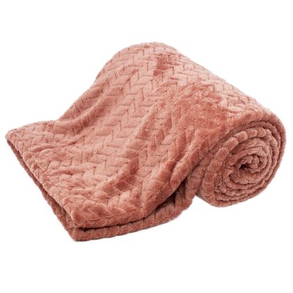 166256 1 mikroflanelova deka rustic pudrova