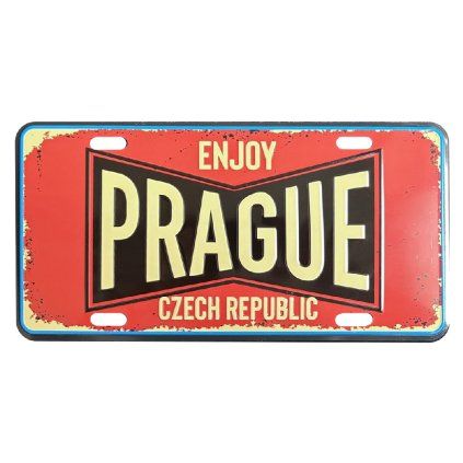 166739 1 plechova cedule prague