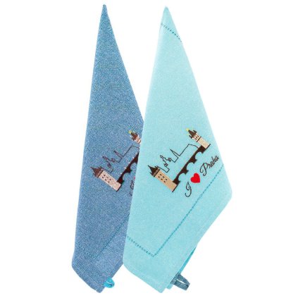 166892 gifty city uterka 2 ks 50 x 70 cm svetle modra a tmave modra vysivka karluv most rc ba