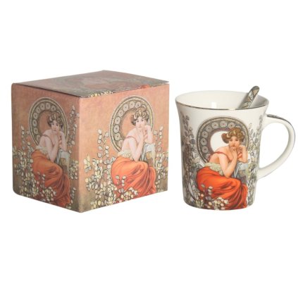 166922 home elements hrnek 400 ml se lzickou mucha svetly