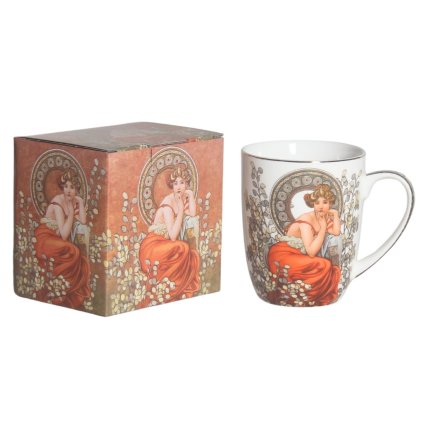 166928 hrnek 400 ml mucha svetly