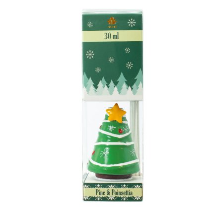 167156 2 keramicky stromecek pine poinsettia