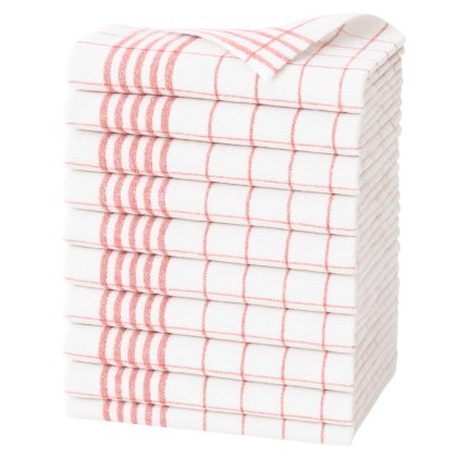 168371 arome home sada uterek 10 kusu 50 70 cm 100 bavlna cervene