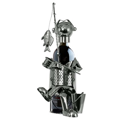 168386 stojan na vino rybar v sede