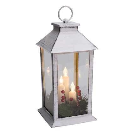 167318 lucerna s led svickami bila
