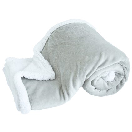 169055 1 arome home deka s berankem 150 200 jednobarevna svetle seda