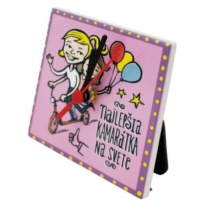 52463 gifty city hodiny 11 cm najlepsia kamaratka sk