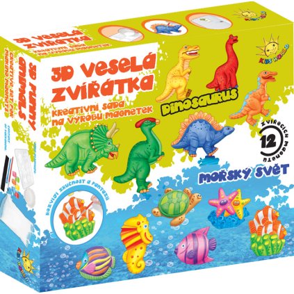 51206 7 3d vesela zviratka vyroba magnetek