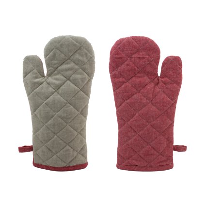 67436 home elements chnapka s magnetem z recyklovane bavlny 18 x 32 cm bezova a cervena