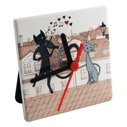 6135 hodiny ker 11 cm kocky ve meste