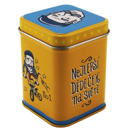 5825 gifty city krabicka plechova 6x6x8 4 cm nejlepsi dedecek