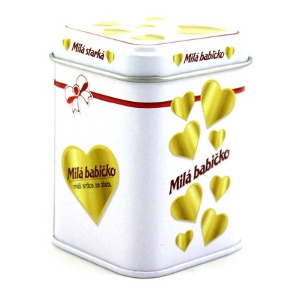 12789 gifty city krabicka plechova 4 5x4 5x6 6 cm mila babicko