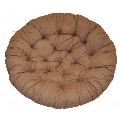 77880 polstr deluxe na kreslo papasan 110 cm hnedy melir