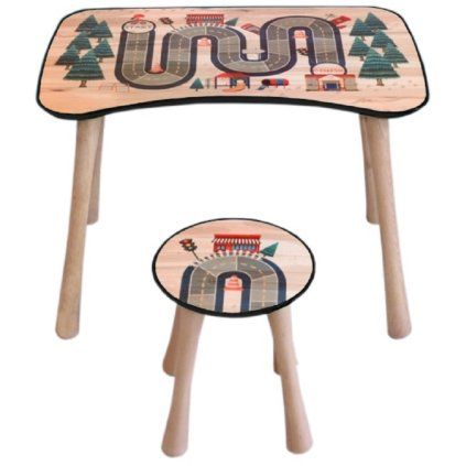 81798 2 detsky psaci stul a stolicka draha