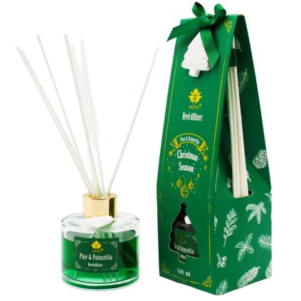 125679 arome difuzer 100 ml s tycinkami pine poinsettia