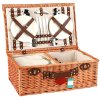 146360 2 piknikovy kos pro 4 osoby rustikalni